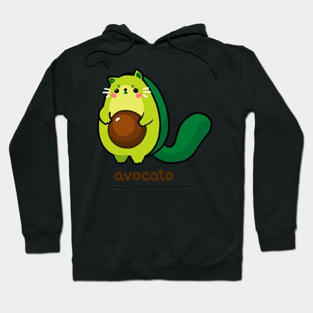 Cat Avacado Hoodie by cmxcrunch